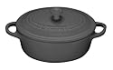 Le Creuset Stoneware Oval Casserole, Petite, Granite