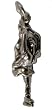 Sterling Silver Ice Skating Figure Skater Charm 925