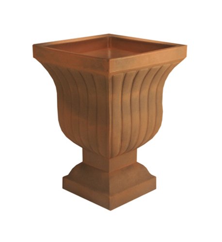 Crescent Garden A695533 Leyla Urn Planter in Rust