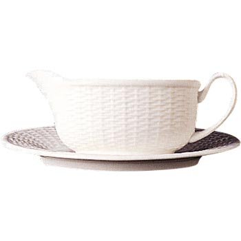 Wedgwood Nantucket Basket Gravy Boat Stand
