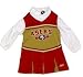 San Francisco 49ers Infant Cheerleader Outfit, Size= 24 Months