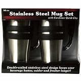 2pc 16oz Stainless Steel Travel Mug Set