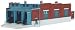 HO KIT 3-Stall Roundhouse