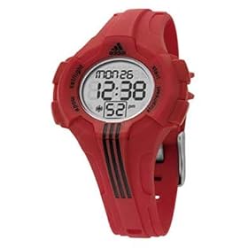 Adidas - ADK1615 - Mudracer - Montre Enfant - Quartz Digitale - Bracelet en Plastique rouge et bandes noires