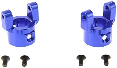 Atomik RC Alloy C Hub for 1:10 Axial SCX10 - Blue - Replaces Part AX80012