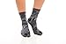 3 pairs V-Toe flip flop split-toe socks black solid