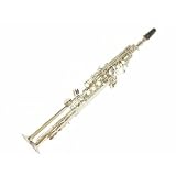 Cecilio Nickel Plated Soprano Saxophone w/ Case and Accessories