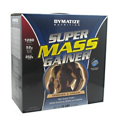 Dymatize Nutrition Super Mass Gainer Cookies and Cream 12 lbs