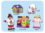 Mary Had a Little Lamb Felt Finger Puppets