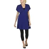 Juniors' Xhilaration Kimono Dress - Cobalt Blue