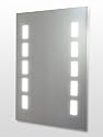 Illuminated Bathroom Mirror, 700 x 500mm, IP44 Rated with On/Off  Infra-Red Sensor and Shaver Socket