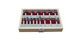 Woodline USA WL-2021 15-Piece 1/4-Inch Shank Intermediate Set