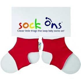 Sock Ons NEW BRIGHTS 2011 Colour -COLOUR RED-0-6 Months