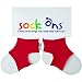 Sock Ons NEW BRIGHTS 2011 Colour -COLOUR RED-0-6 Months