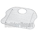 ELKAY Wire Bottom Grid 20x14-3/4 STAINLESS LKWOBG2115SS