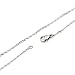 SHINYSO 22'', 2.0mm Titanium Steel Silver Women's Necklace O Chain-22 Inch