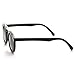 zeroUV - Small Retro Fashion Metal Crossbar Round Circle Horned Rim P-3 Sunglasses