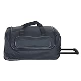 20 Travel Light Wheeled Duffel in Black