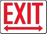 EXIT (ARROW LEFT & RIGHT) Sign - 10