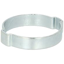 Oetiker 101 Series Zinc-Plated Steel Hose Clamp, Double Ear