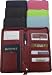 Deluxe Travel Wallet With Zippered Closure, Lighted Magnifier and Pen