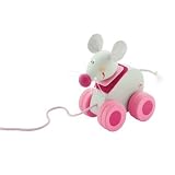 Sevi Eco-Friendly Mini Pull Along Toy, Mouse