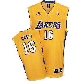 Pau Gasol Gold Adidas NBA Replica Los Angeles Lakers Youth Jersey