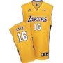 Pau Gasol Gold Adidas NBA Replica Los Angeles Lakers Youth Jersey