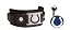 Indianapolis Colts Italian Leather Cuff Bracelet/Belly Ring Package