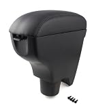 Attractive ABS Base & Alloy Bracket with Leatherette Padding Black Center Console... by Astra Security