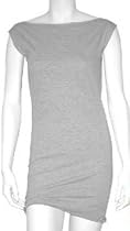 American Apparel Women's Fine Jersey Raw Edge Sleeveless T-Shirt Dress