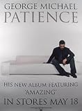 GEORGE MICHAEL - PATIENCE POSTER ALBUM RELEASE 36X48