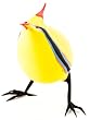 Red-Crested, Yellow Warbler