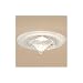 Drop Low Voltage Recessed Lighting with Housing Housing/Bulb: Standard/Metal Halide, Finish: Crystal/Satin White Tip