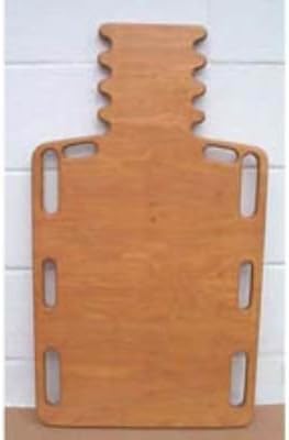 Wood Short Spine Backboard with Pinned Hole 32" L x 16" W