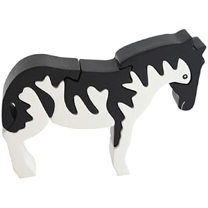 Zebra Puzzle - Non-toxic, Safe, Eco-friendly Toy
