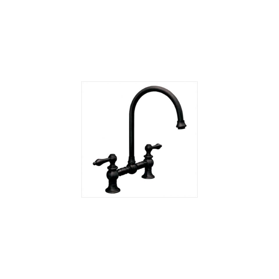 Kohler K 6132 4 Brz Parq Wall Mount Kitchen Bridge Faucet