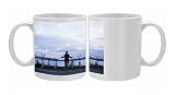 Exercising beside the water Photo Mugs
