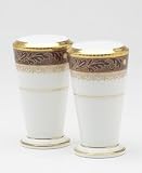Noritake Xavier Gold Salt and Pepper Set, 3 3/4