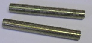 TWO - Metal Pipe Mouthpiece/Elbow Connectors (3