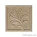 American Olean Ash Creek 3 x 3 - Walnut Flora Insert Tile Flooring