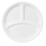Corelle Livingware 8-1 2-Inch Divided Dish, Winter Frost White by Corelle