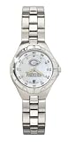 Green Bay Packers Womens Pearl Watch With Stainless Steel Bracelet