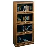 Review Stacks and Stacks 57053 / Four Door Four Shelf Barrister Bookcase (Manor Oak) (60 1/4