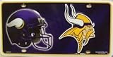 Minnesota Vikings NFL Football License Plate Plates Tags Tag auto vehicle car front