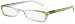 Betsey Johnson Half Eye Readers,Lime Frame/Clear Lens,1.5