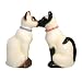 Kissing Siamese Cats Salt & Pepper Shakers Set
