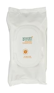 Seventh Generation Refreshing Facial Wipes, Mandarin, 30 Count