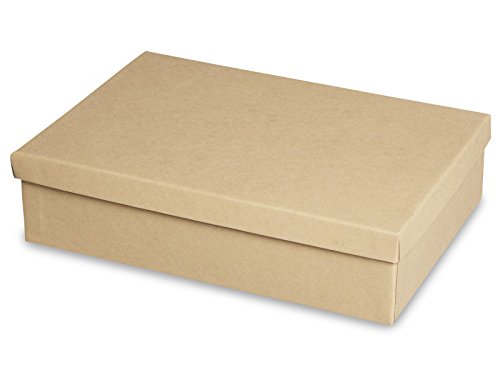 Jewelry Boxes - 8 x 5 1/2 x 2", Kraft - 50/case