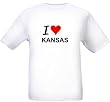 I LOVE KANSAS - State-series - White T-shirt